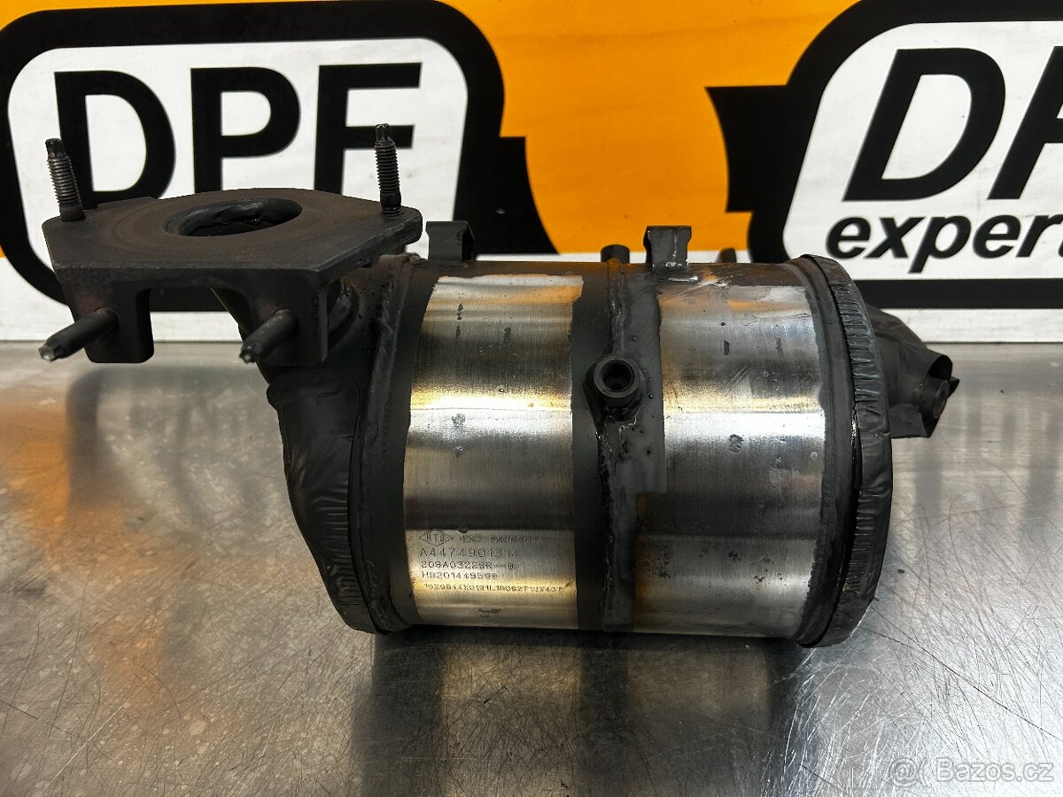 Repasované DPF . Renault, Nissan, Opel, Mercedes - 1.6 dci - 4
