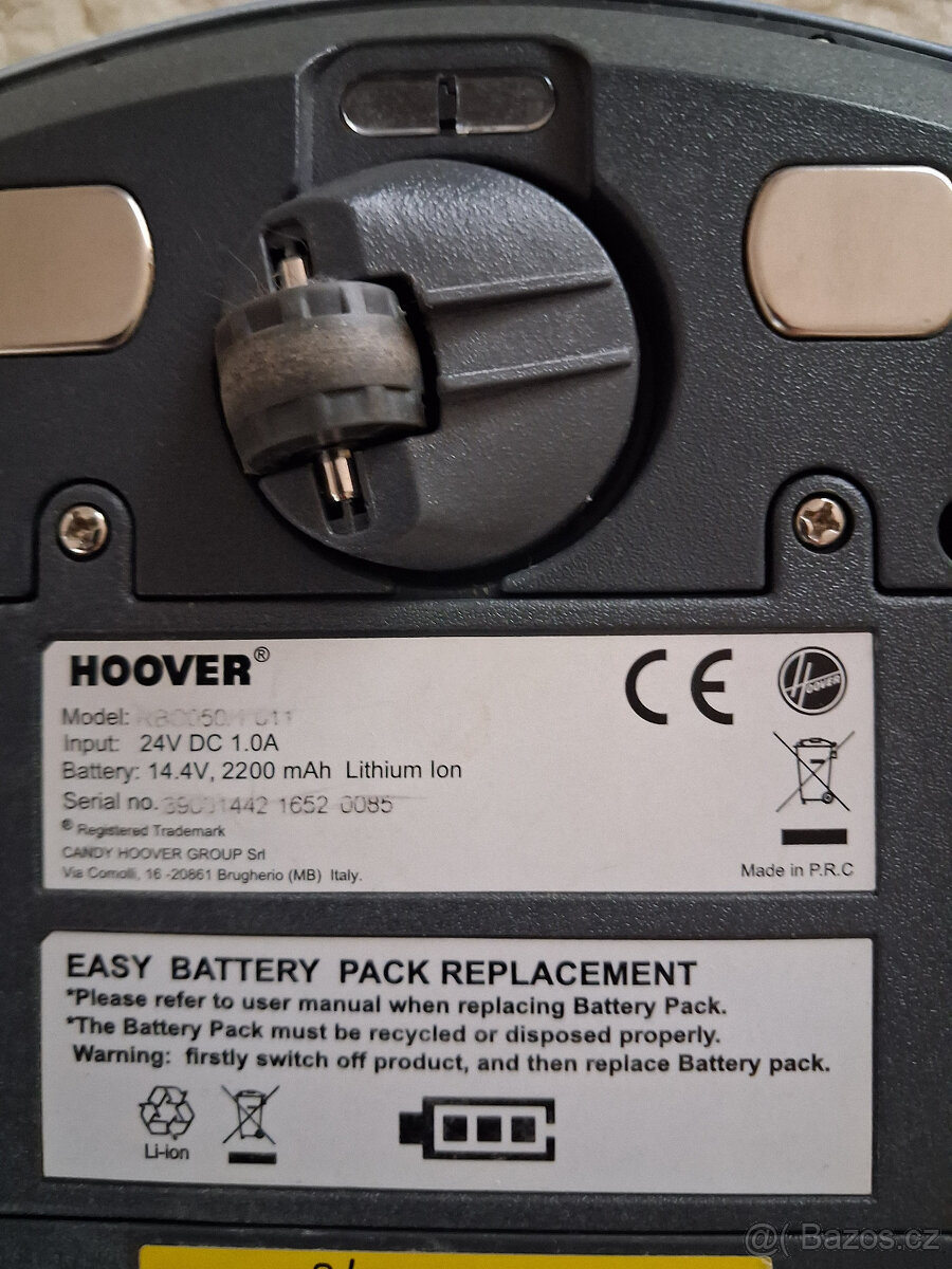 Prodám robotický vysavač HOOVER výška 7 cm - 4