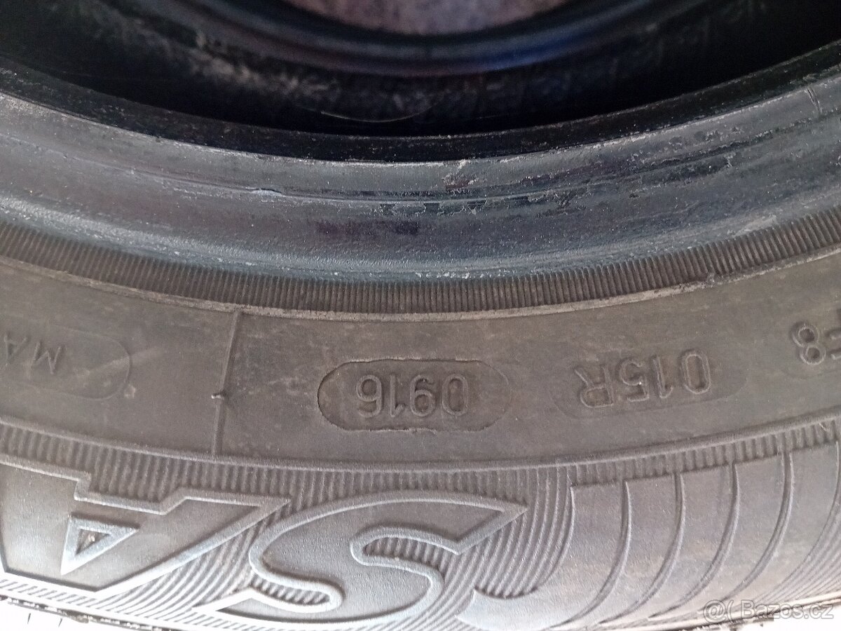 Pneu 185/60 R14 letní 2x,2016,3mm - 4