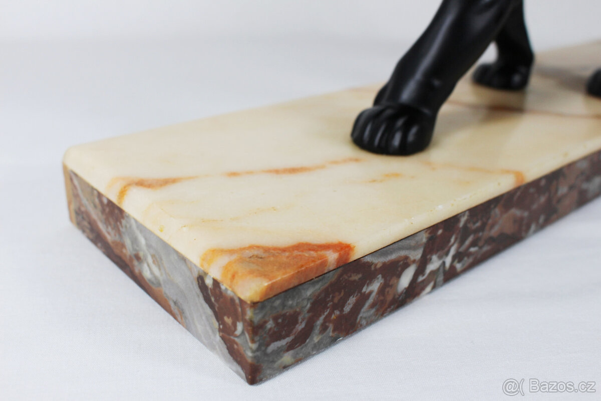 art deco skulptúra,Alexandre Ouline - 4