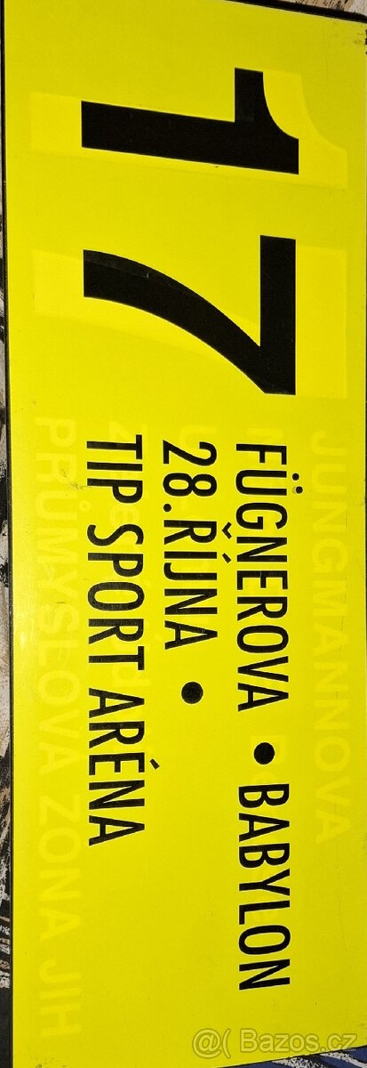 Cedule z autobusu - Liberec - 4