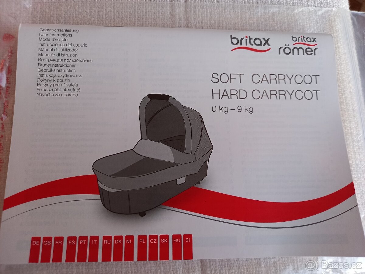 Britax korba Blue Denim + adaptéry B-AGILE/B-MOTION - 4