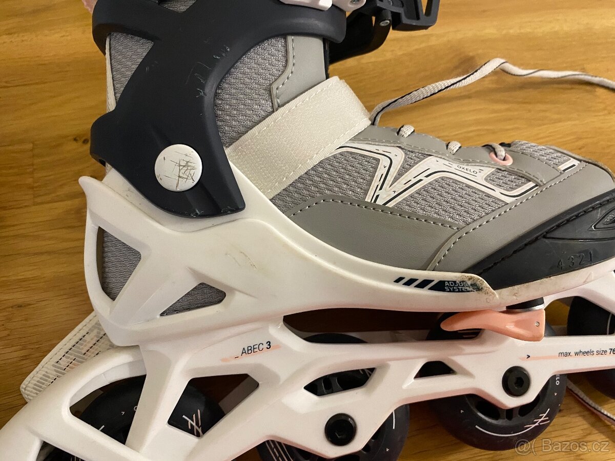 Dívčí, nastavitelné inline brusle vel. 32-35 - 4