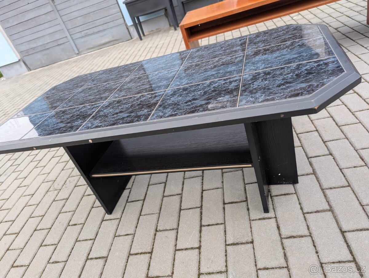 Konferenční stolek černý - 4