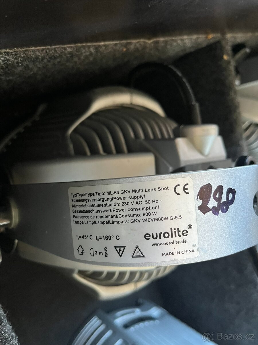 Eurolite PAR 575W HPL multi lens - 4