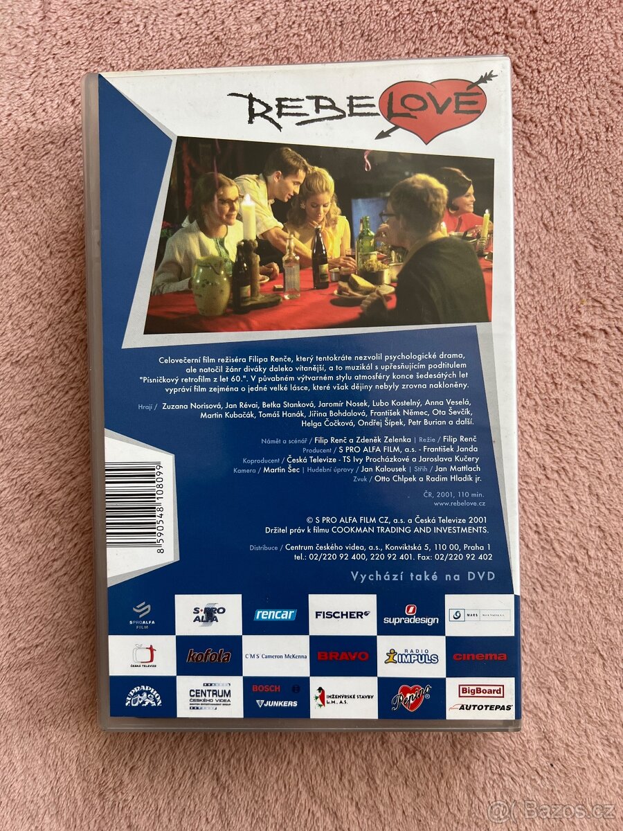 Rebelové - set - VHS, DVD, CD, MC - 4