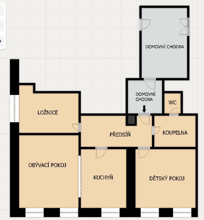 Atypický útulný byt v centru Jihlavy 3+kk - 4