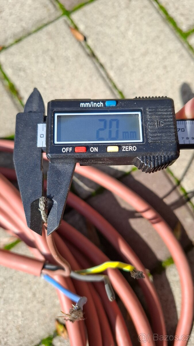Silikonový kabel 5x2,5 - 4