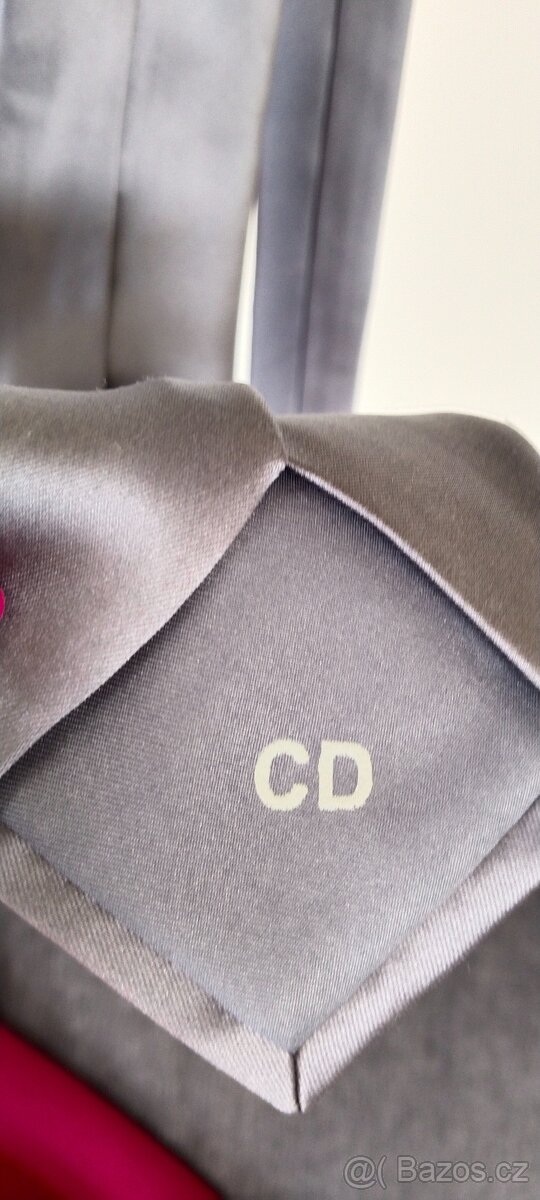 Hedvábná kravata Christian Dior - 4