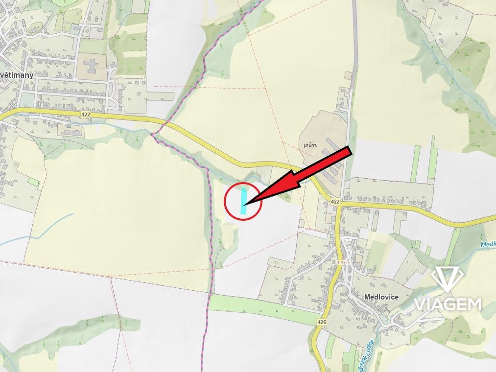 Pole 2 026 m², Podíl 50 % o výměře 1 013 m² - 4