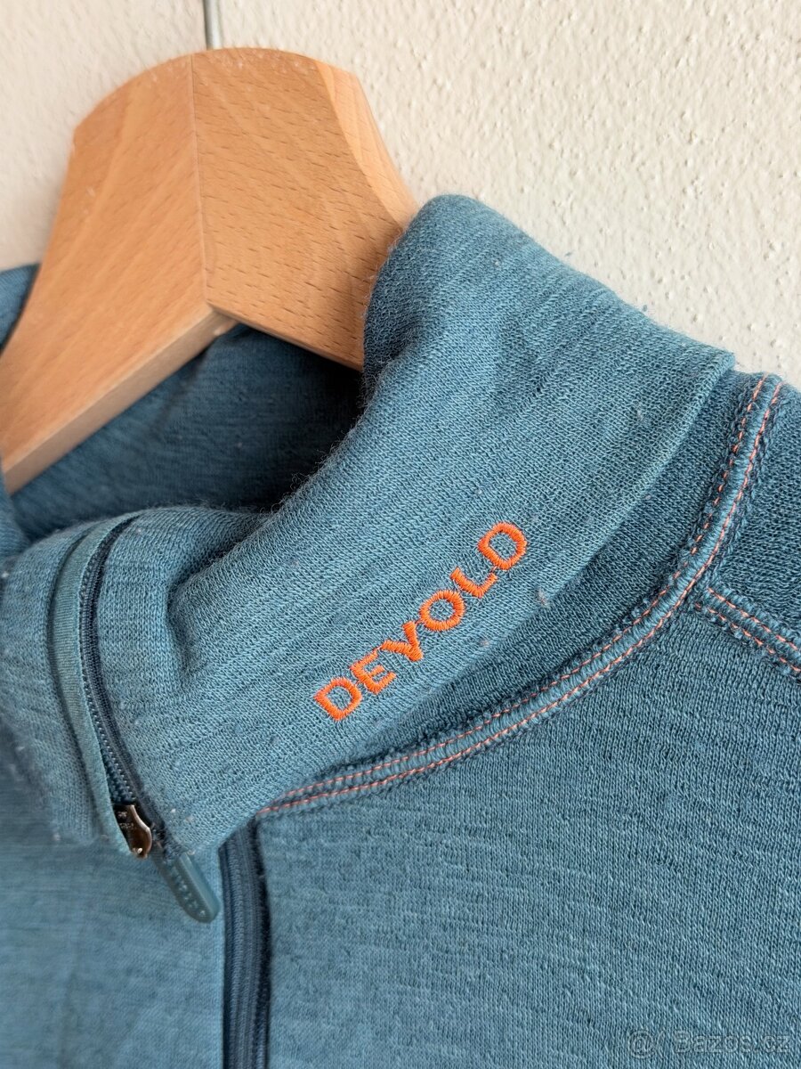Rolák Devold Duo Active Merino 205 Zip Neck Man M Blue - 4