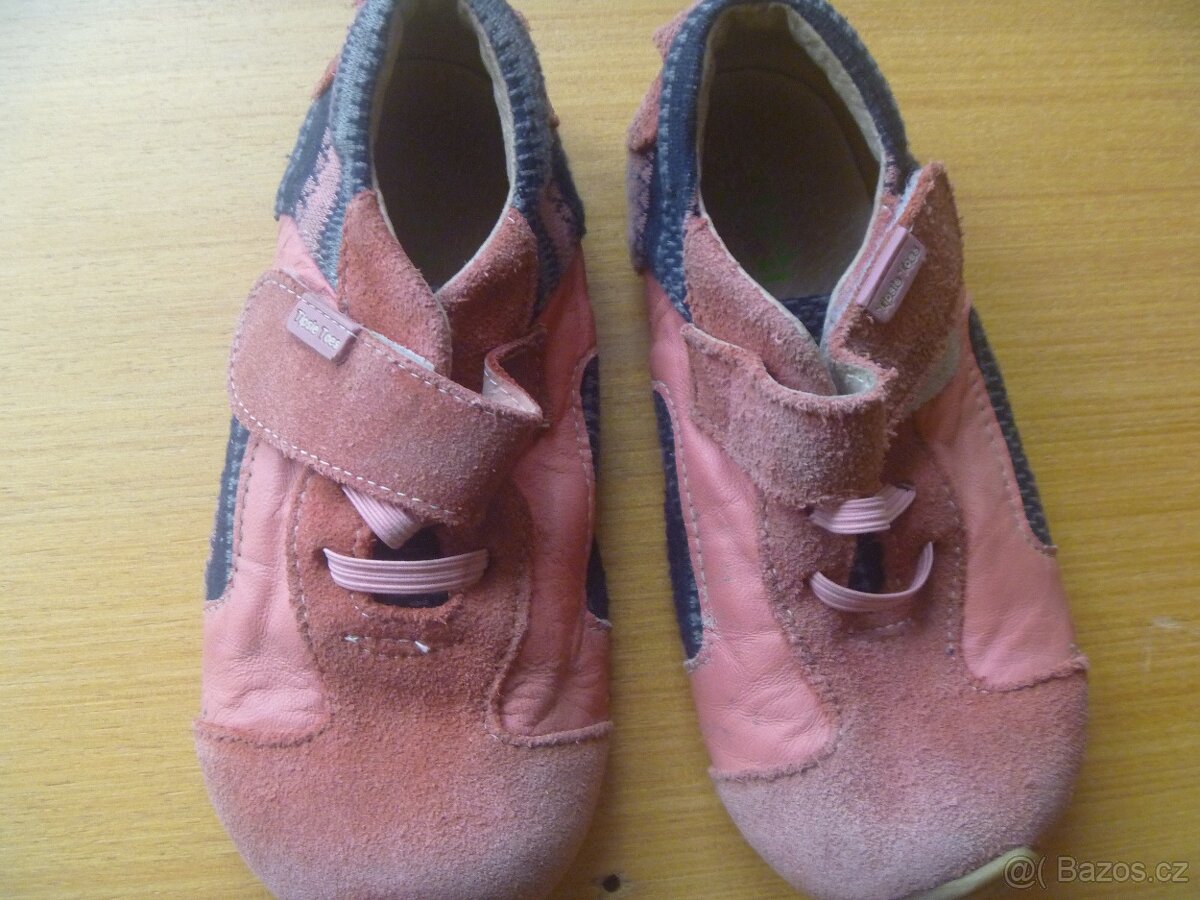 světle červené barefoot tenisky vel. 26-27 - 4
