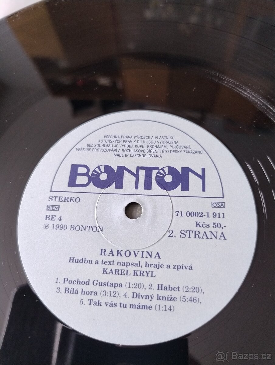 LP KAREL KRYL - RAKOVINA - 4