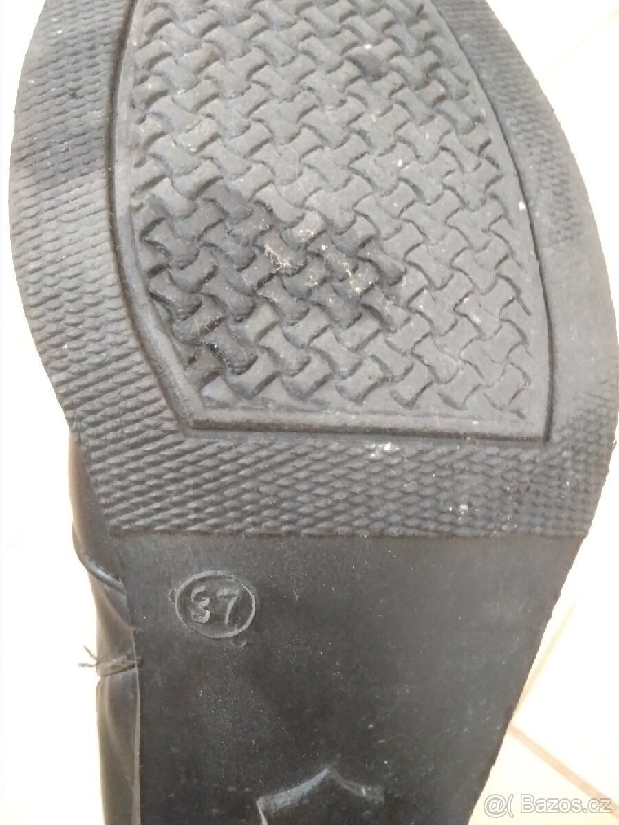 Dívčí boty - kozačky, vel. 37 - 4
