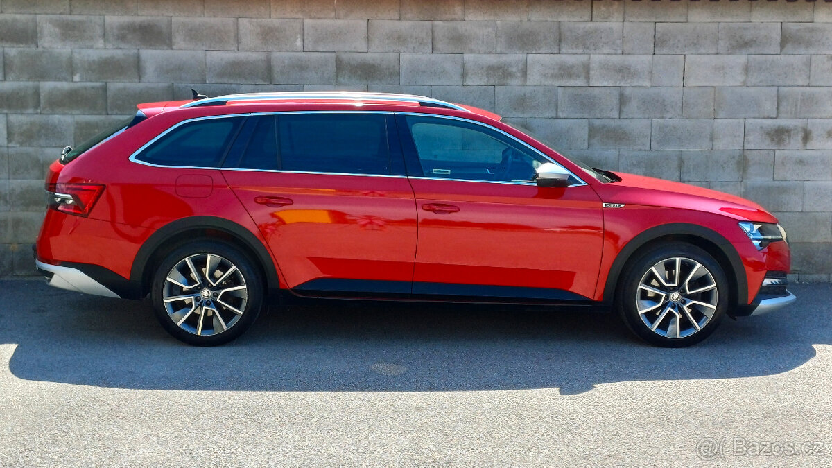 Superb combi 2.0TDI 4x4 140kW SCOUT-1maj-koup.ČR-NEHAV-DPH- - 4