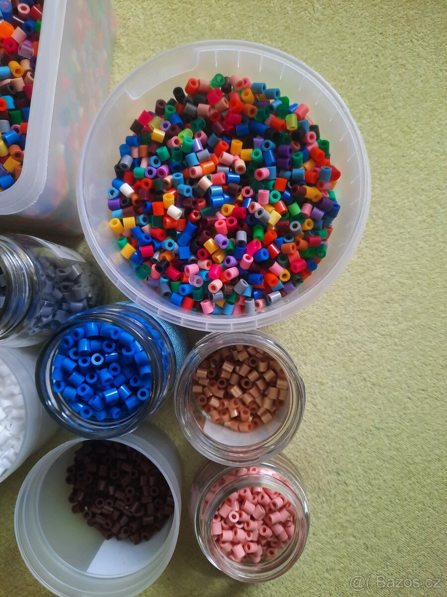 Šablony - nažehlovací korálky HAMA - princezny + korálky - 4