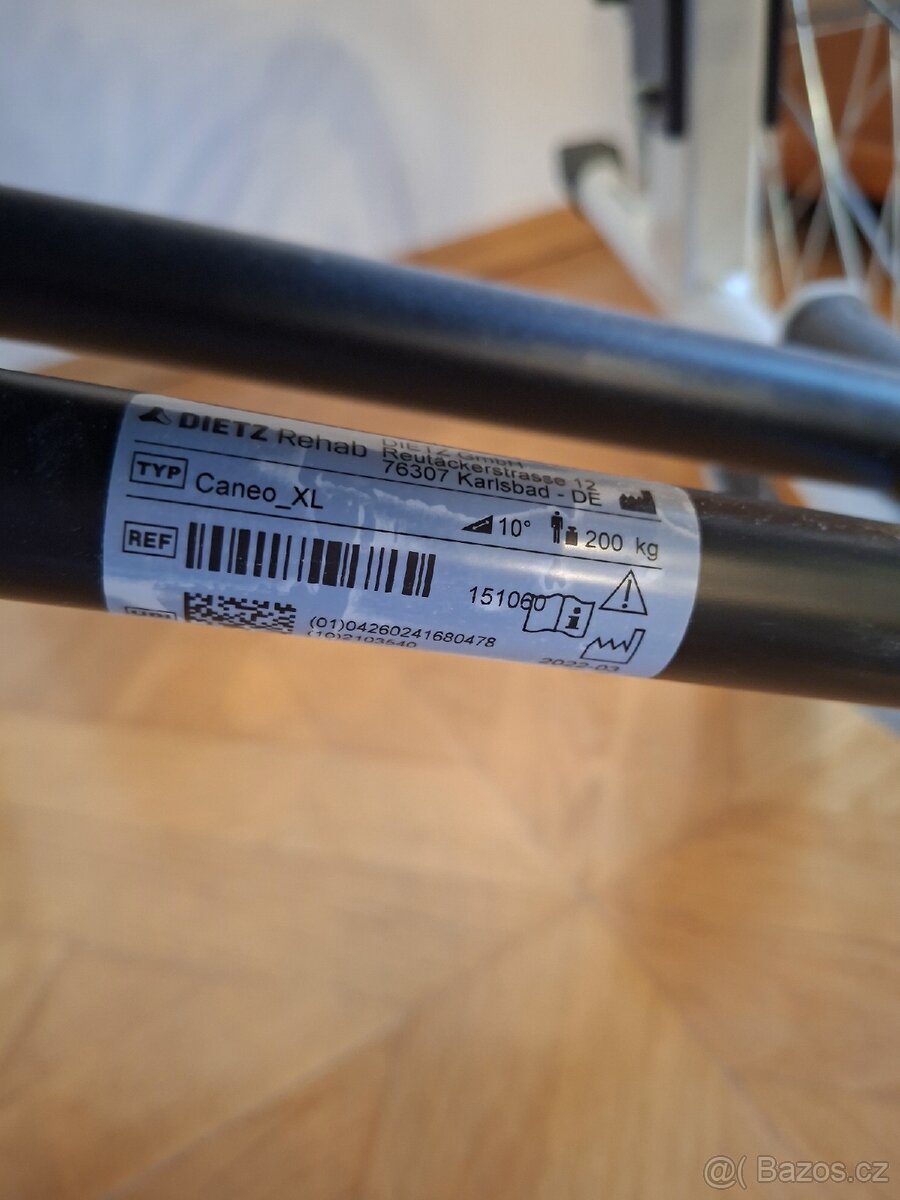 Mechanický invalidní vozík Caneo_XL. - 4