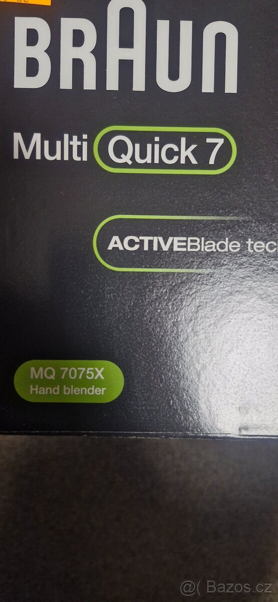 Mixér tyčovy Braun QUICK 7 MQ7075X nepoužitý - 4