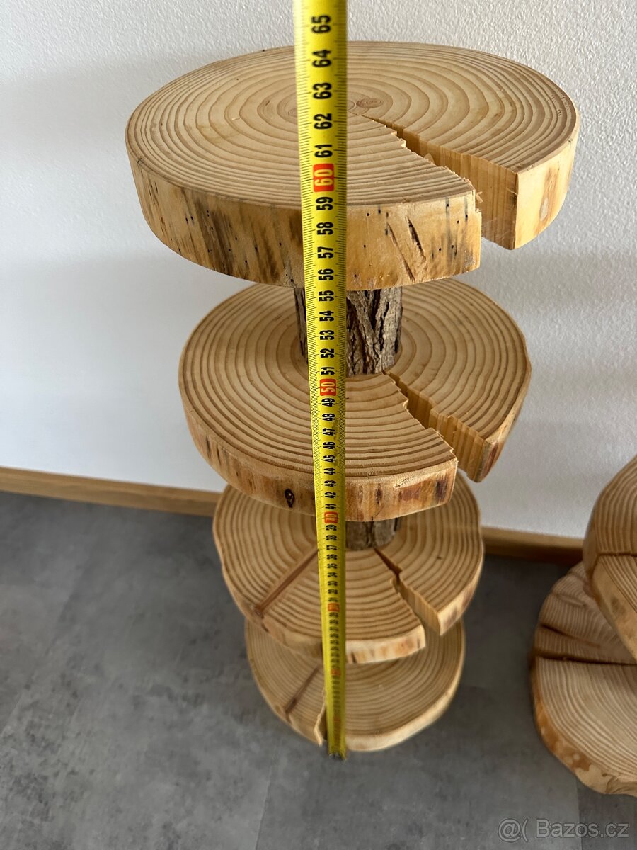 Masivní stojany na svatební dort a cupcakes - 4