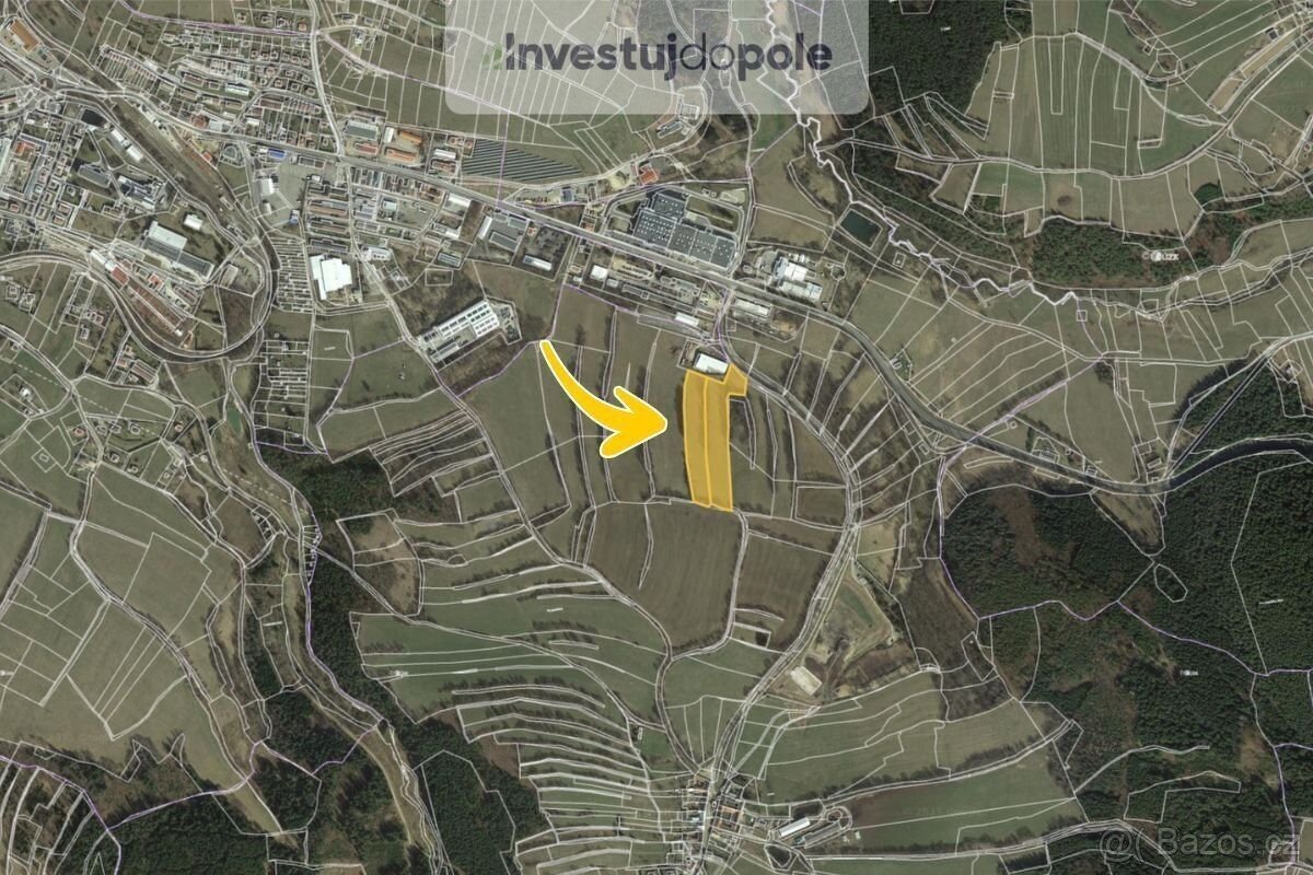 Prodej komerčního pozemku 12 700 m², Vimperk - Pravětín - 4