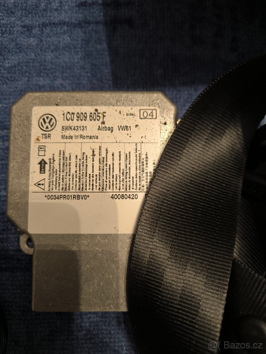 Sada airbag Škoda fabia 2 , 5J předfacelift, Roomster - 4