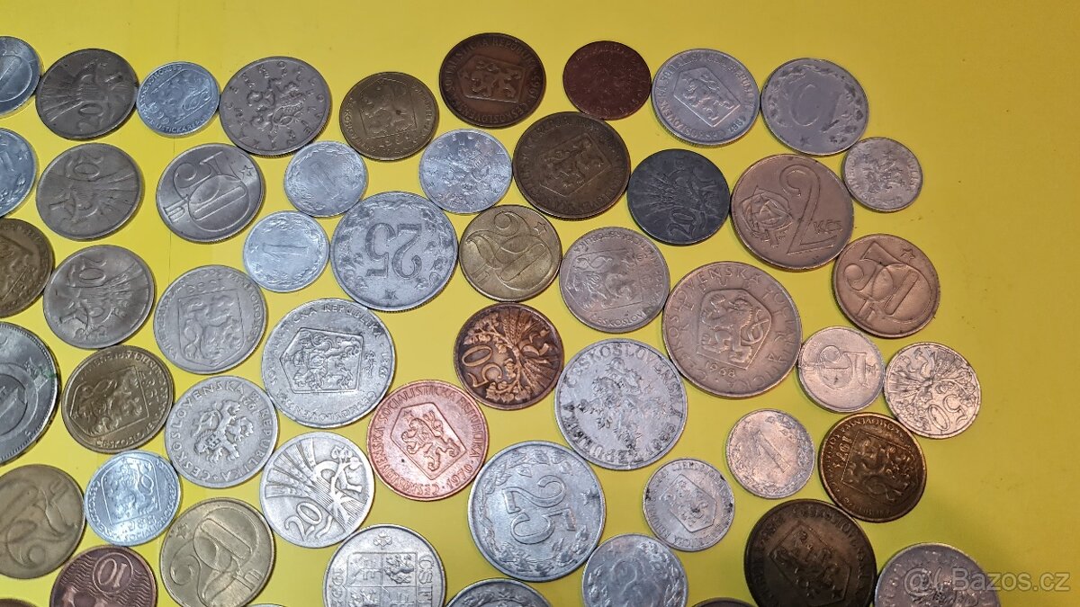 ČSR mince - 135 Kusů - Žádný stejný rok - 4