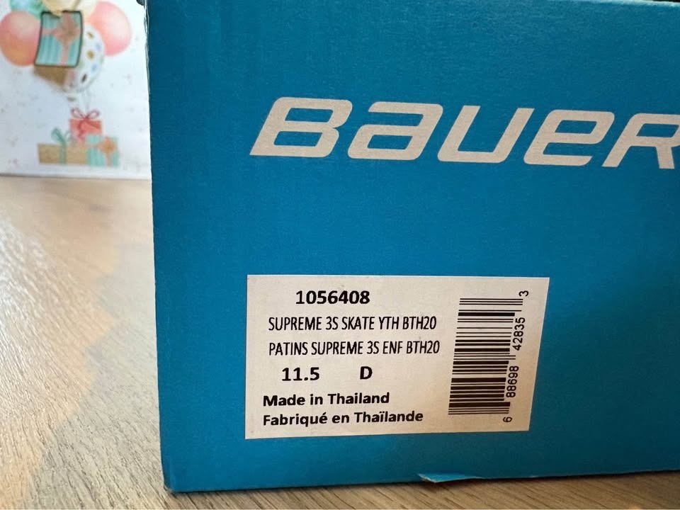 Dětské hokejové brusle - Bauer supreme 3S skate YTH B - 4
