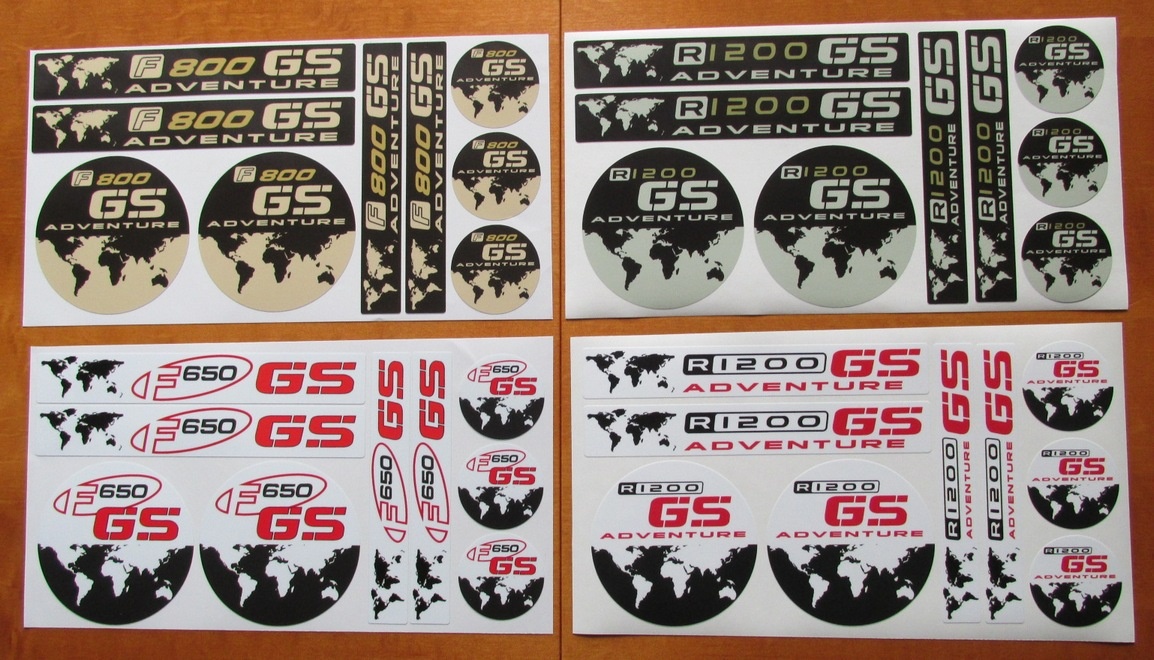 Samolepka sady na BMW GS - 4