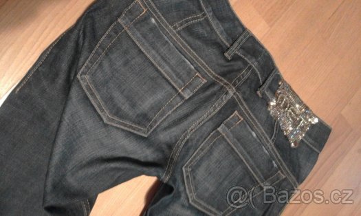 tmavě modré džíny zn. MET IN JEANS - 4