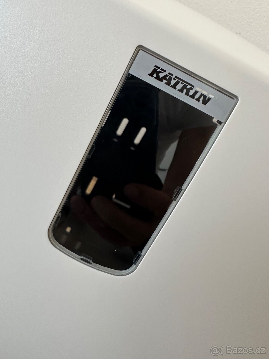 Zásobník na papírové ručníky v roli, KATRIN SYSTEM, plast, s - 4