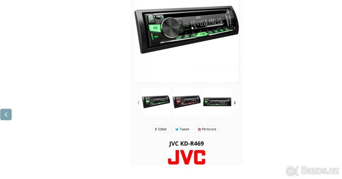Autorádia JVC KD R469 - 4
