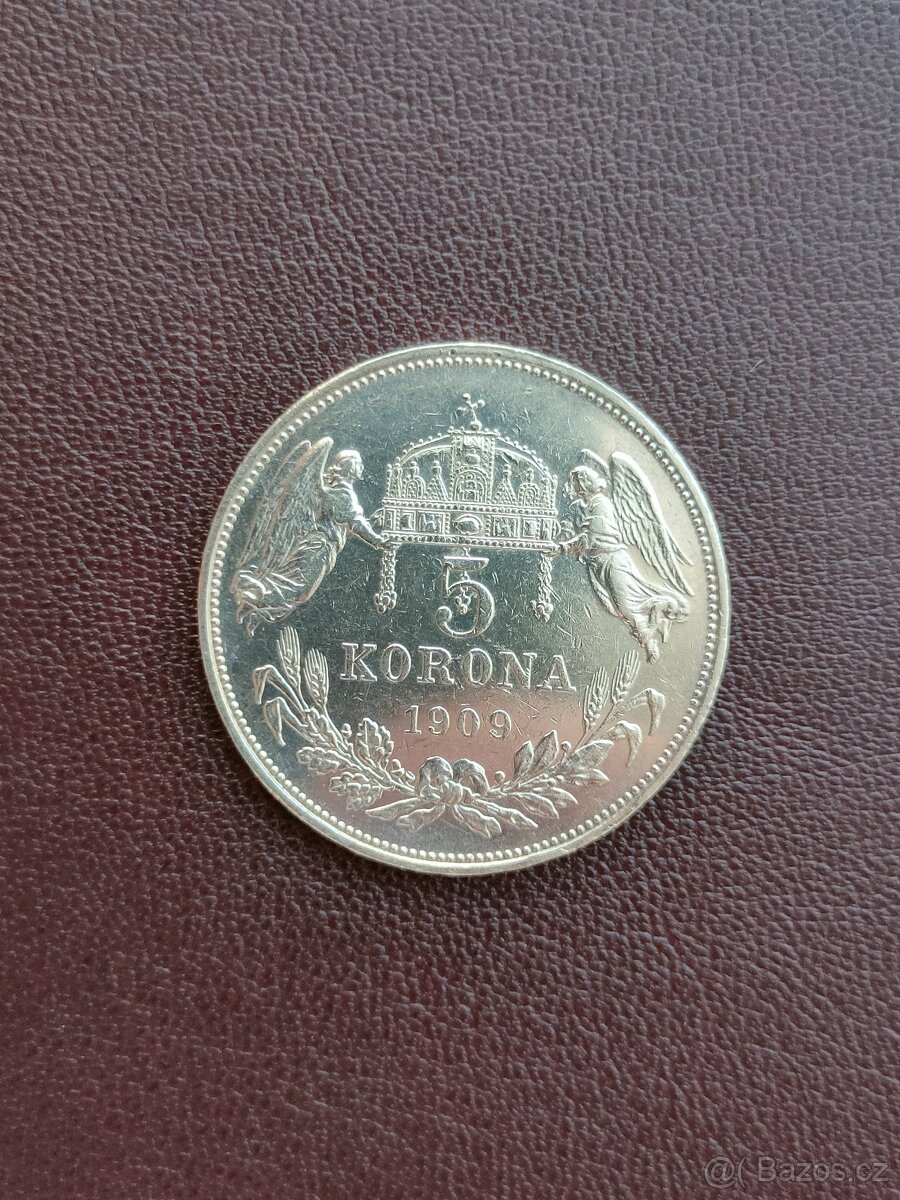 5 koruna 1909 KB FJ I. - 4