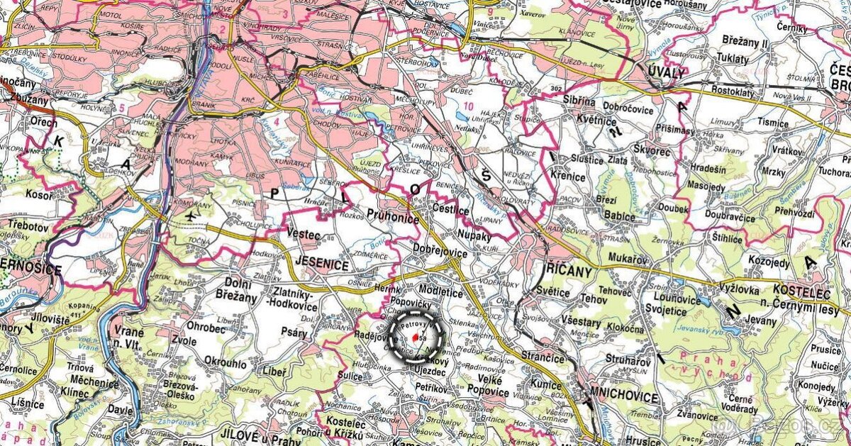 Zemědělská půda, prodej, Čenětice, Křížkový Újezdec, Praha v - 4