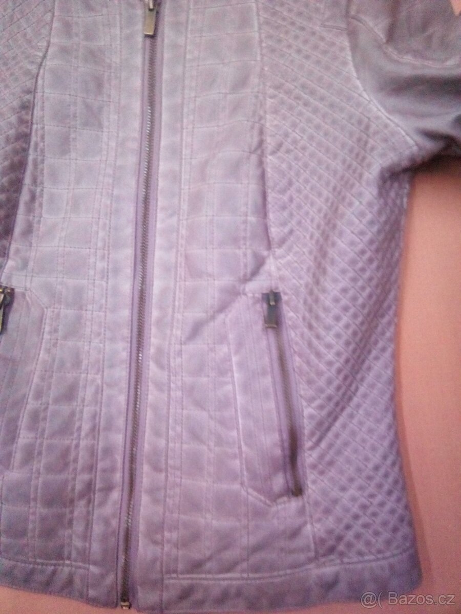 Dámská/divčí kožená bunda zn. Sandwich vel.36 - 4