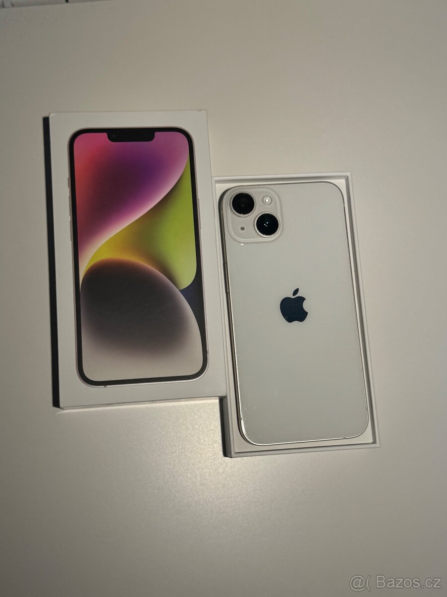 IPhone 14 bílý 128gb v záruce - 4