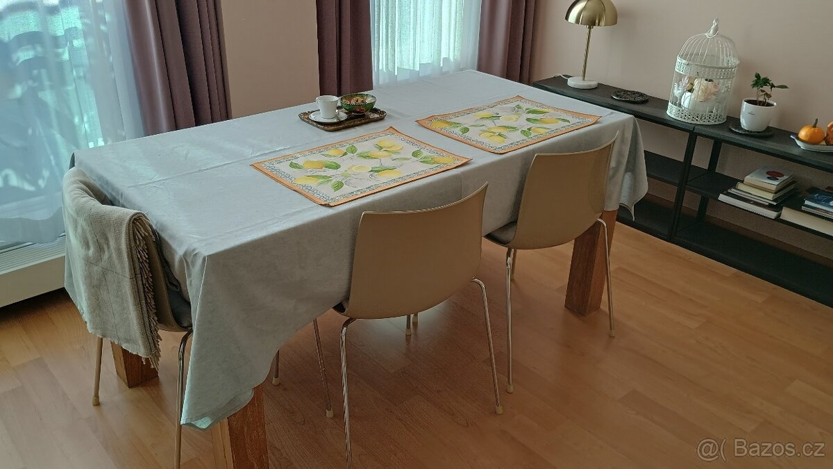 Jídelní stůl z teakového dřeva 160 × 80 × 78 cm – kvalitní p - 4