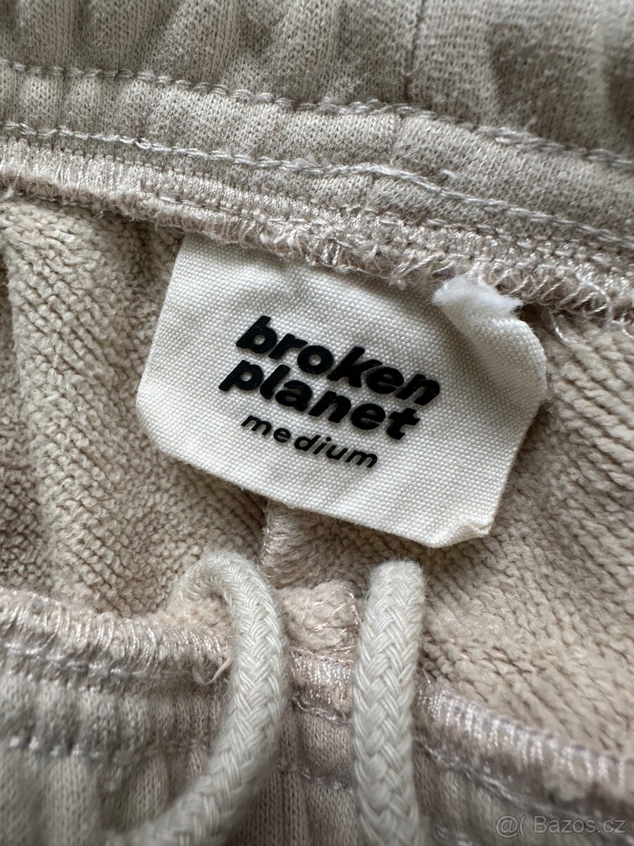 Broken Planet tepláky - Béžové - M - 4