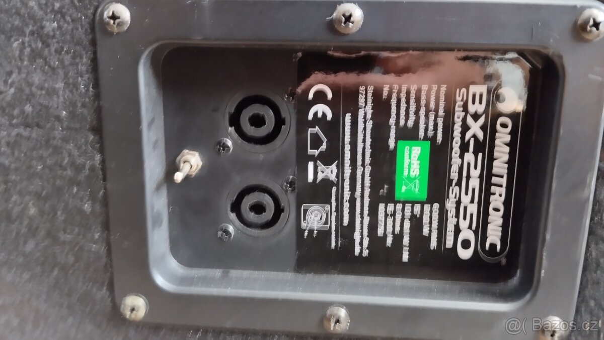 Omnitronic BX-2550 Pasivní subwoofer - 4