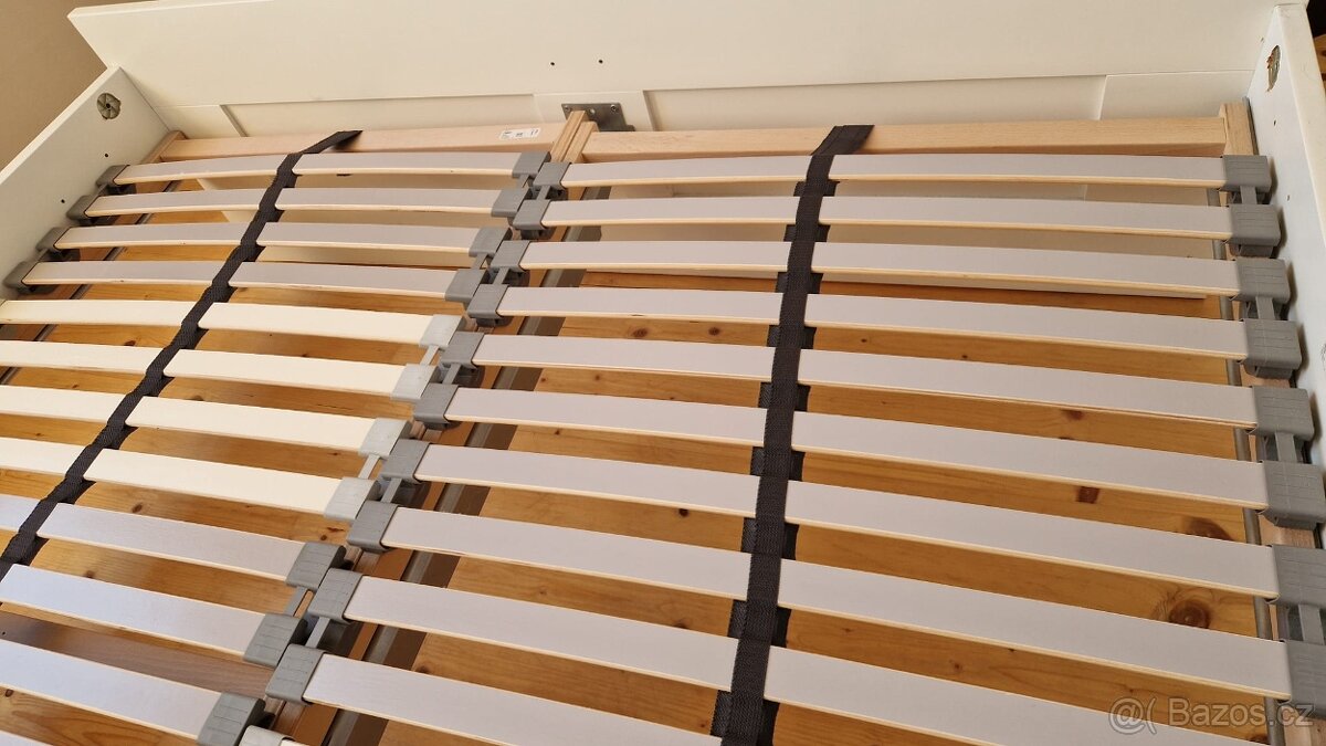 Posteľ IKEA Brimnes 140x200 + rošty - 4