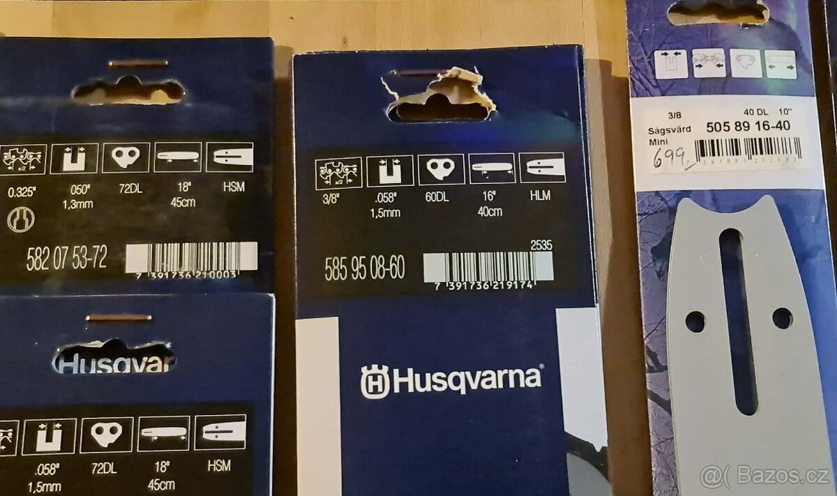 Husqvarna lišty z doprodeje - Nové - 4