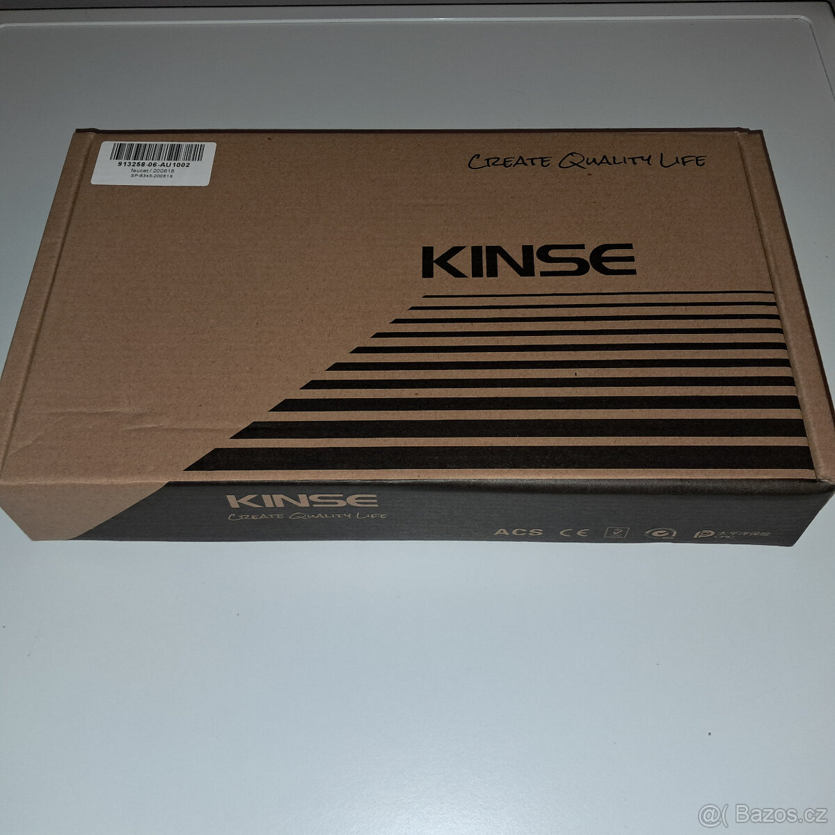 Stojanková umyvadlová baterie Kinse 310 mm, chrom - 4