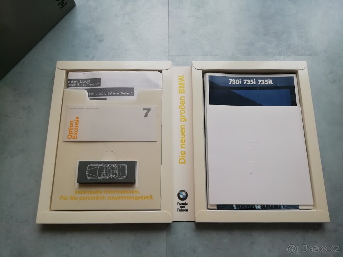 BMW E32 - extrémně vzácná kazeta k premiéře 7er - 4