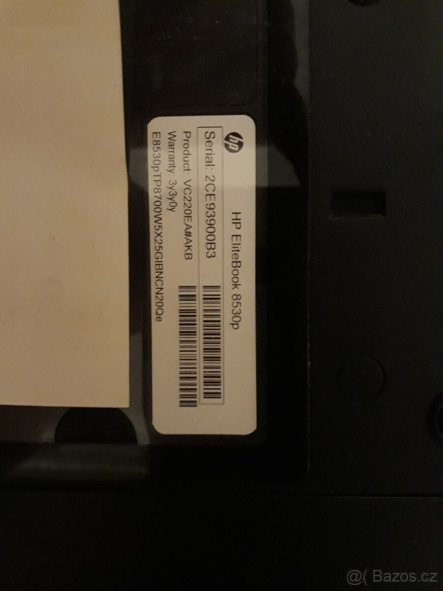 Notebook HP EliteBook 8530p na díly - 4
