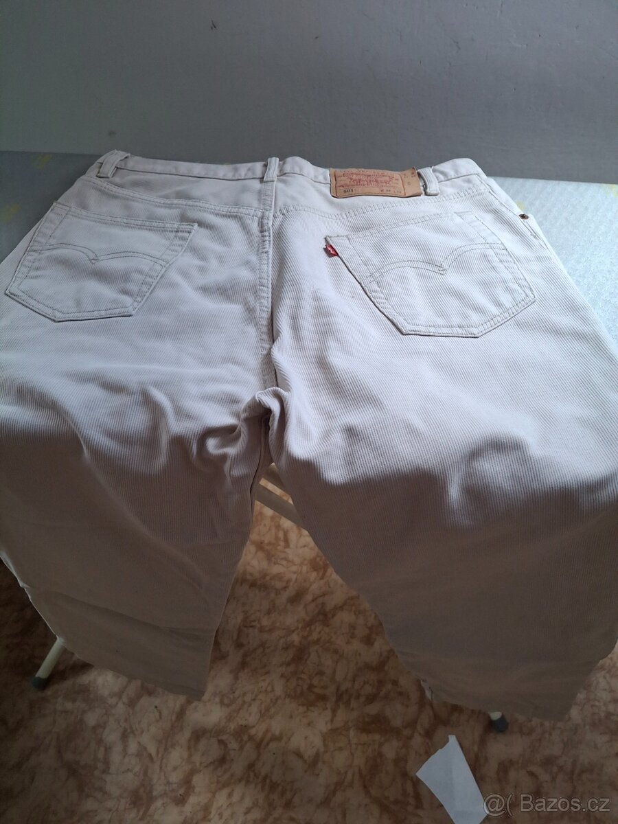 Prodám džíny levi straus bílé originál - 4