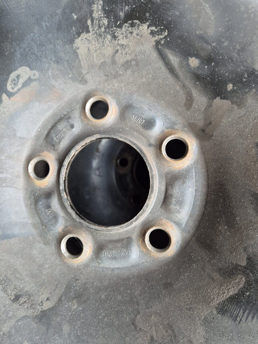 Plechové disky Ford 5x108 ET52 6,5J16 - 4