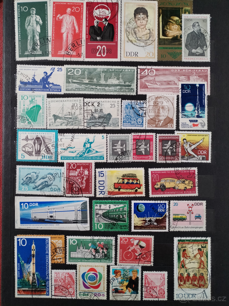 Poštovní známky sbírka 4500 tisíce kusů - 4