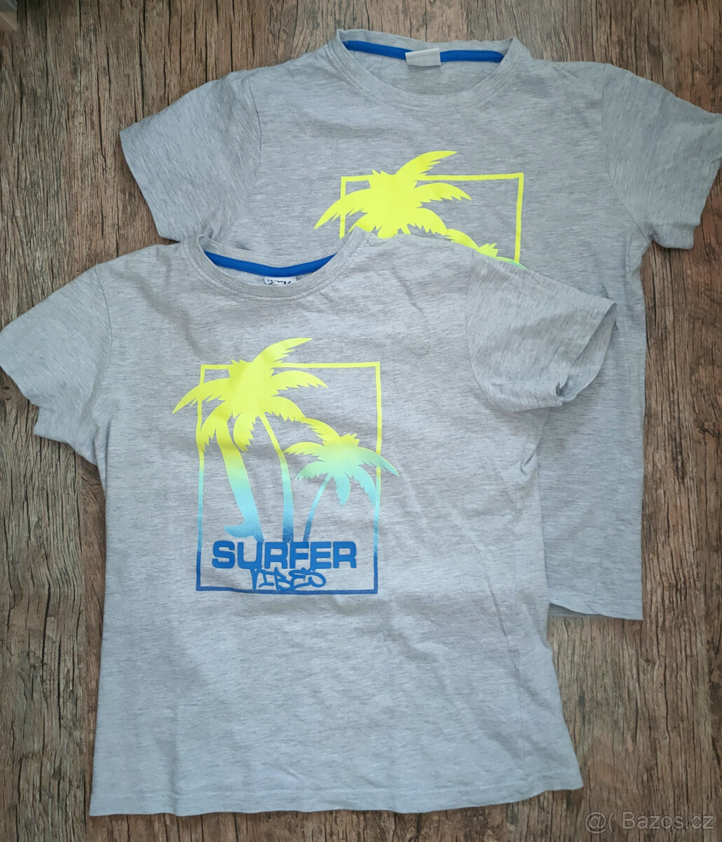 12 triček, vel. 146/152 - 4