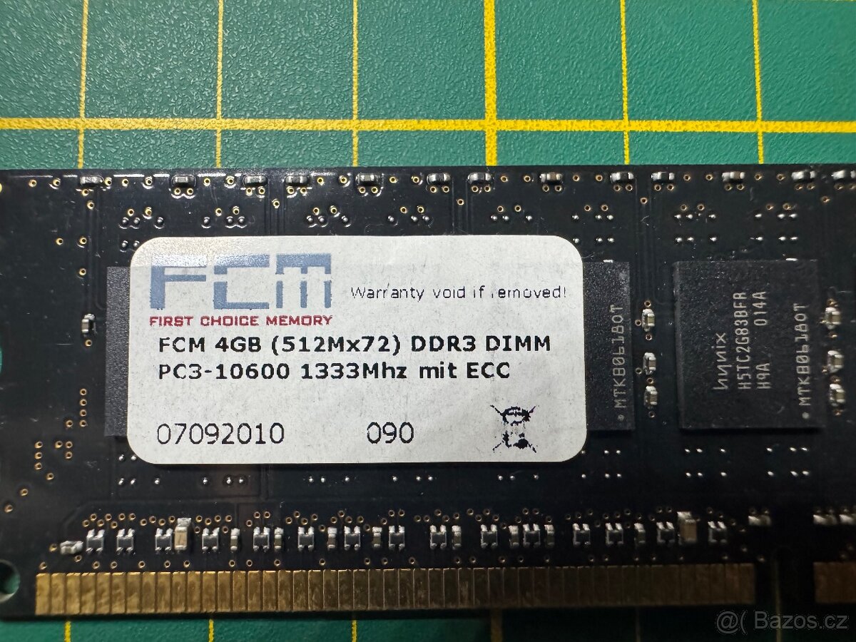 DDR3 1333MHz ECC 1x4GB 2x2GB 5x1GB - 4
