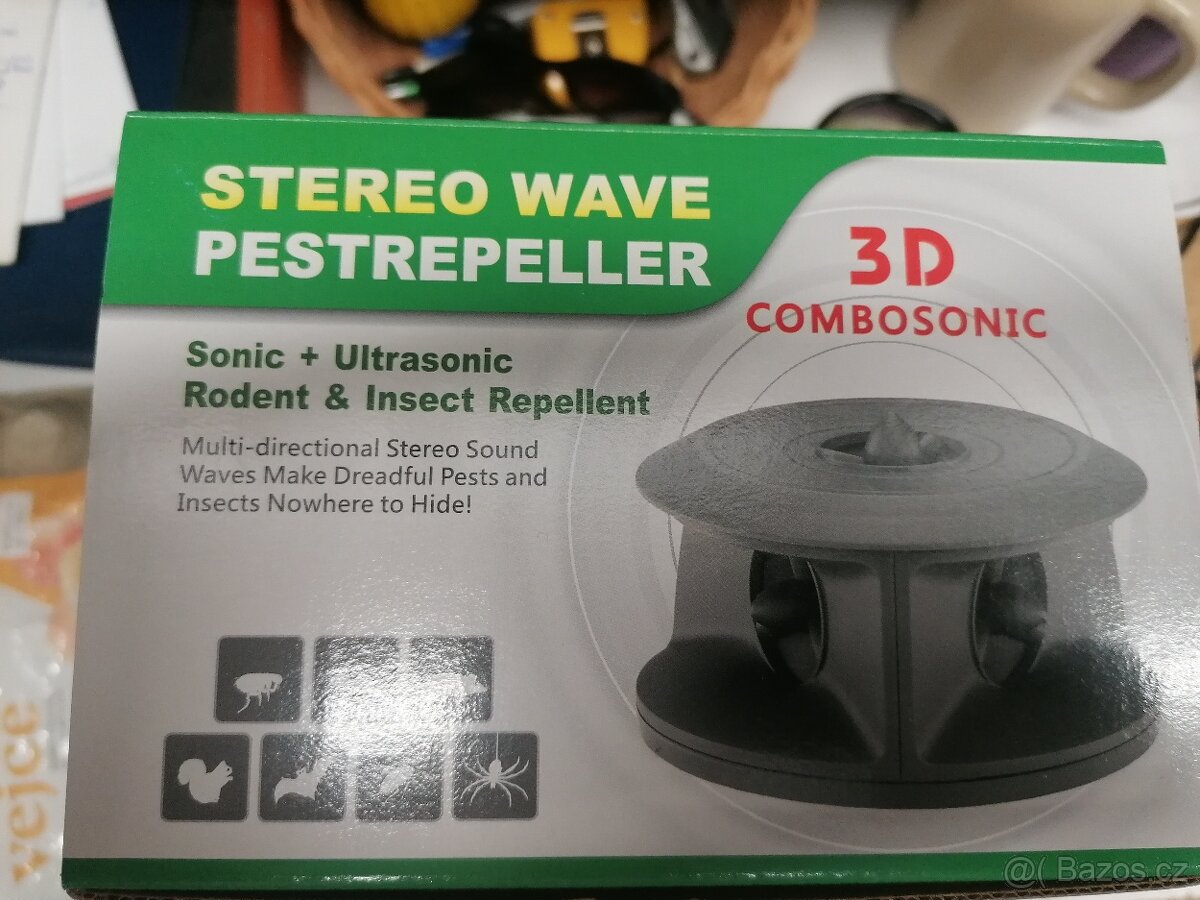 3D prostorový ultrazvukový odpuzovač na kuny - 4