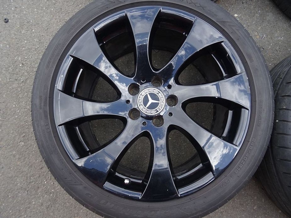 Alu disky origo Mercedes, 18", 5x112, dvourozměr, letní sad - 4